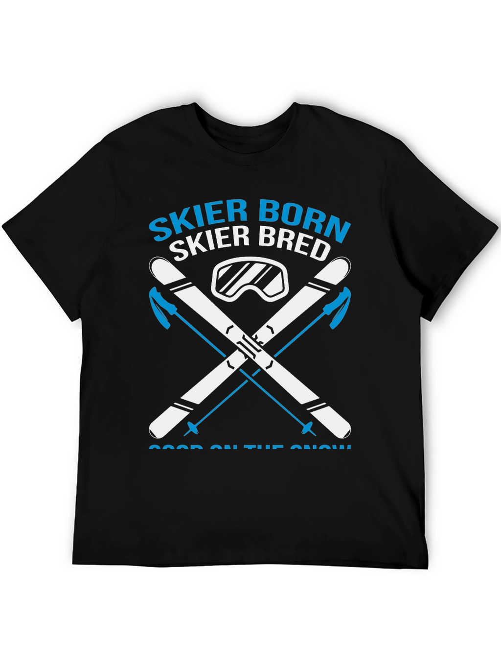 Skier Born Skier Bred Graphic Tee