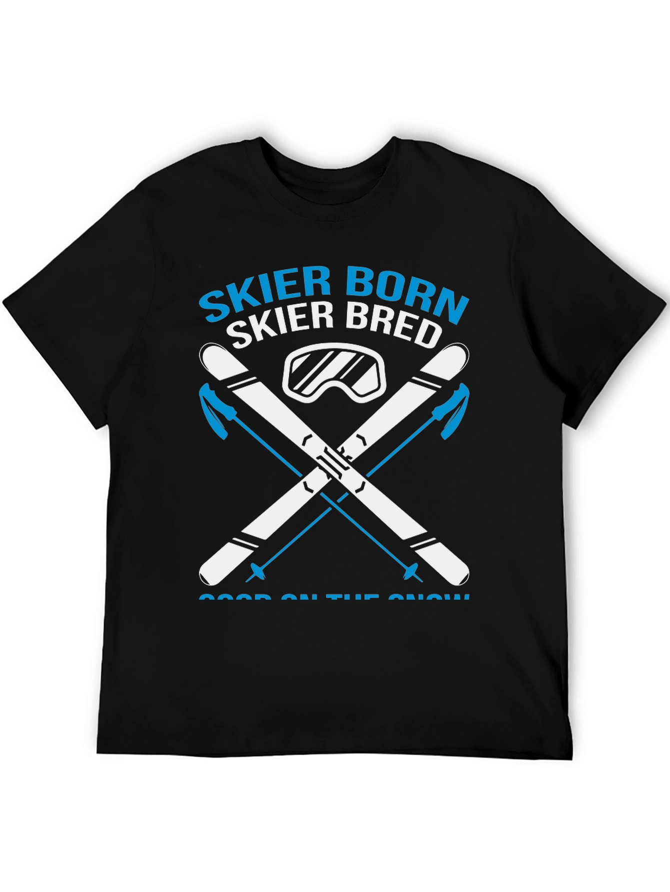 Skier Born Skier Bred Graphic Tee