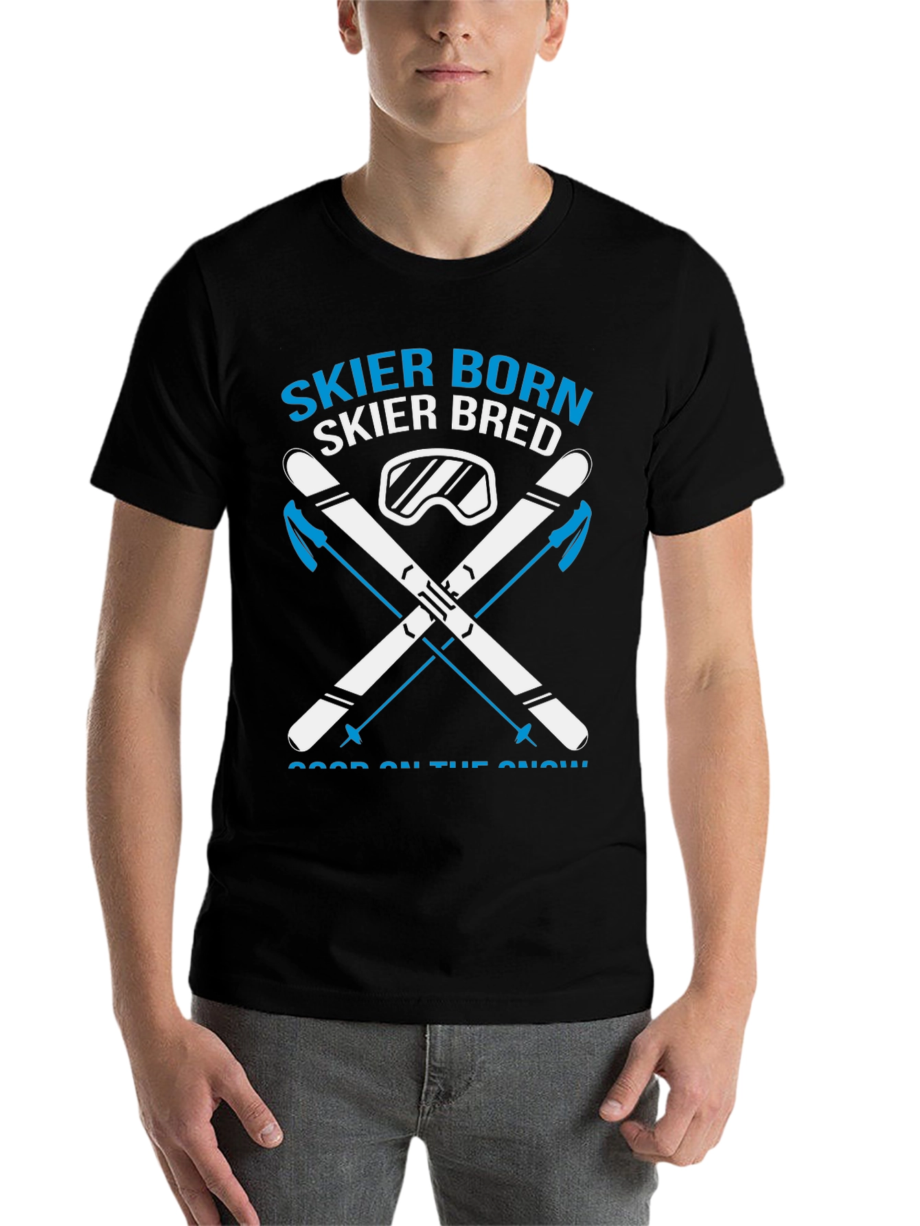 Skier Born Skier Bred Graphic Tee