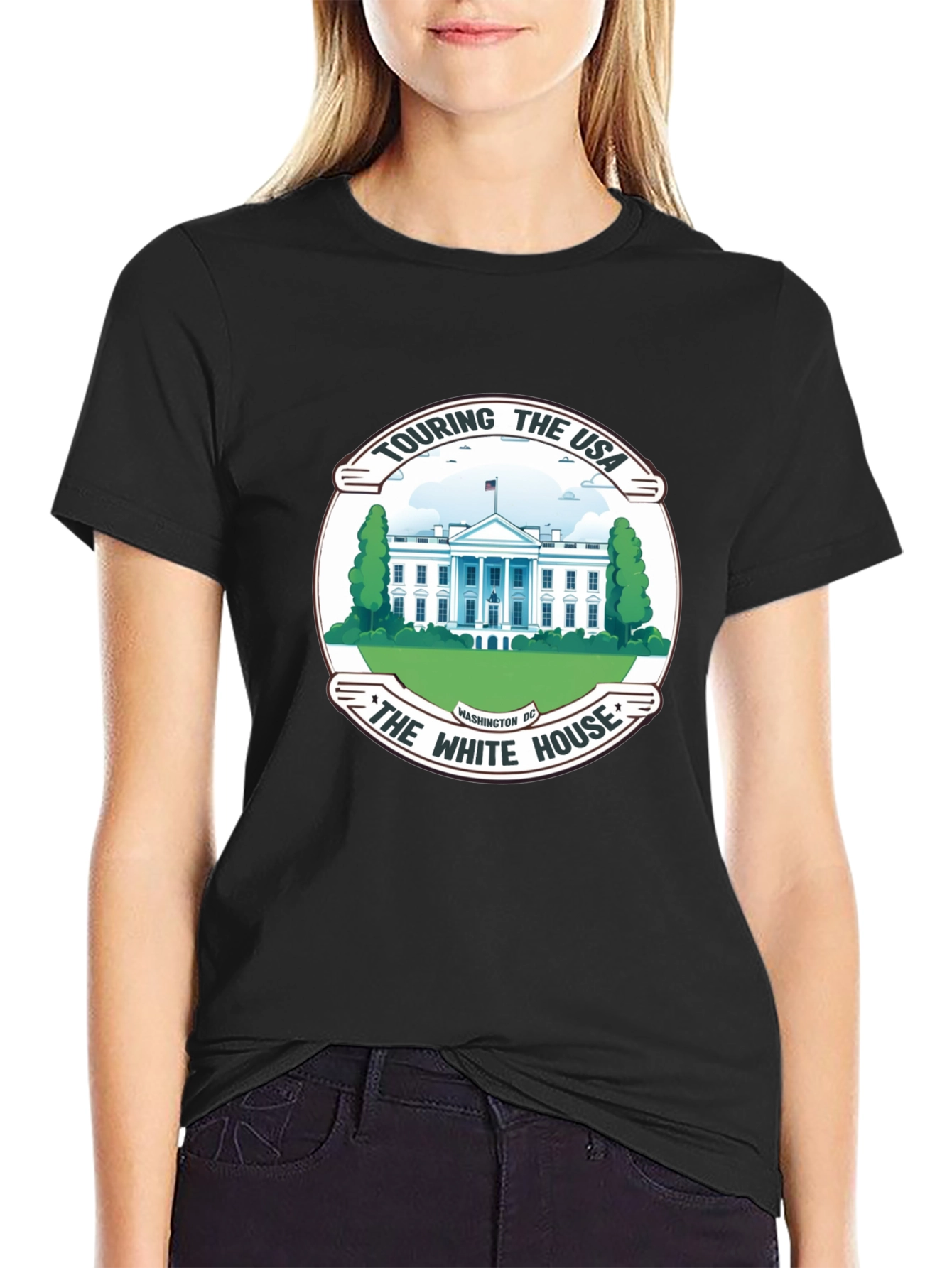 Touring the USA White House Graphic Tee
