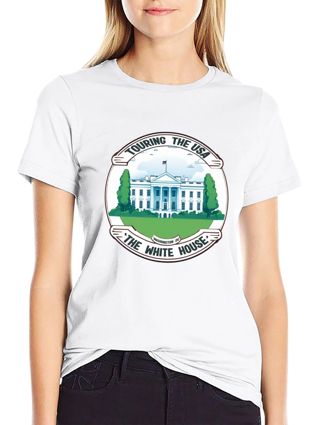 Touring the USA White House Graphic Tee