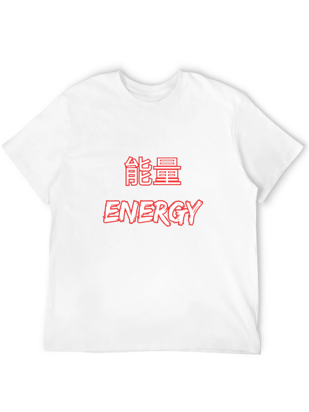 Energy Graphic T-Shirt - Black Crew Neck Tee