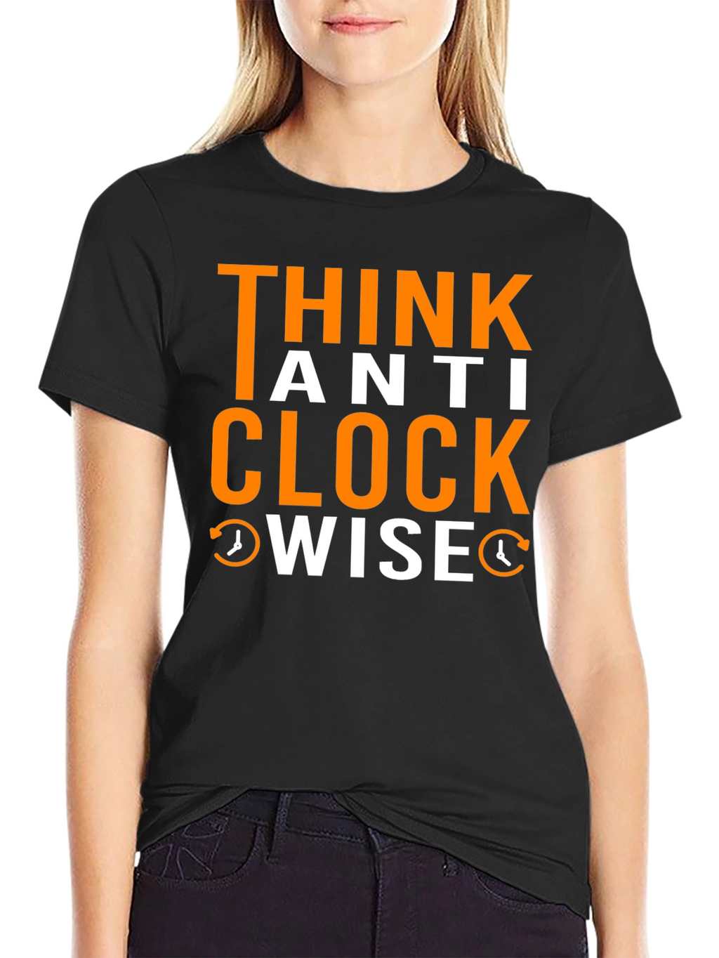Think Anti Clockwise T-Shirt - Unique Design