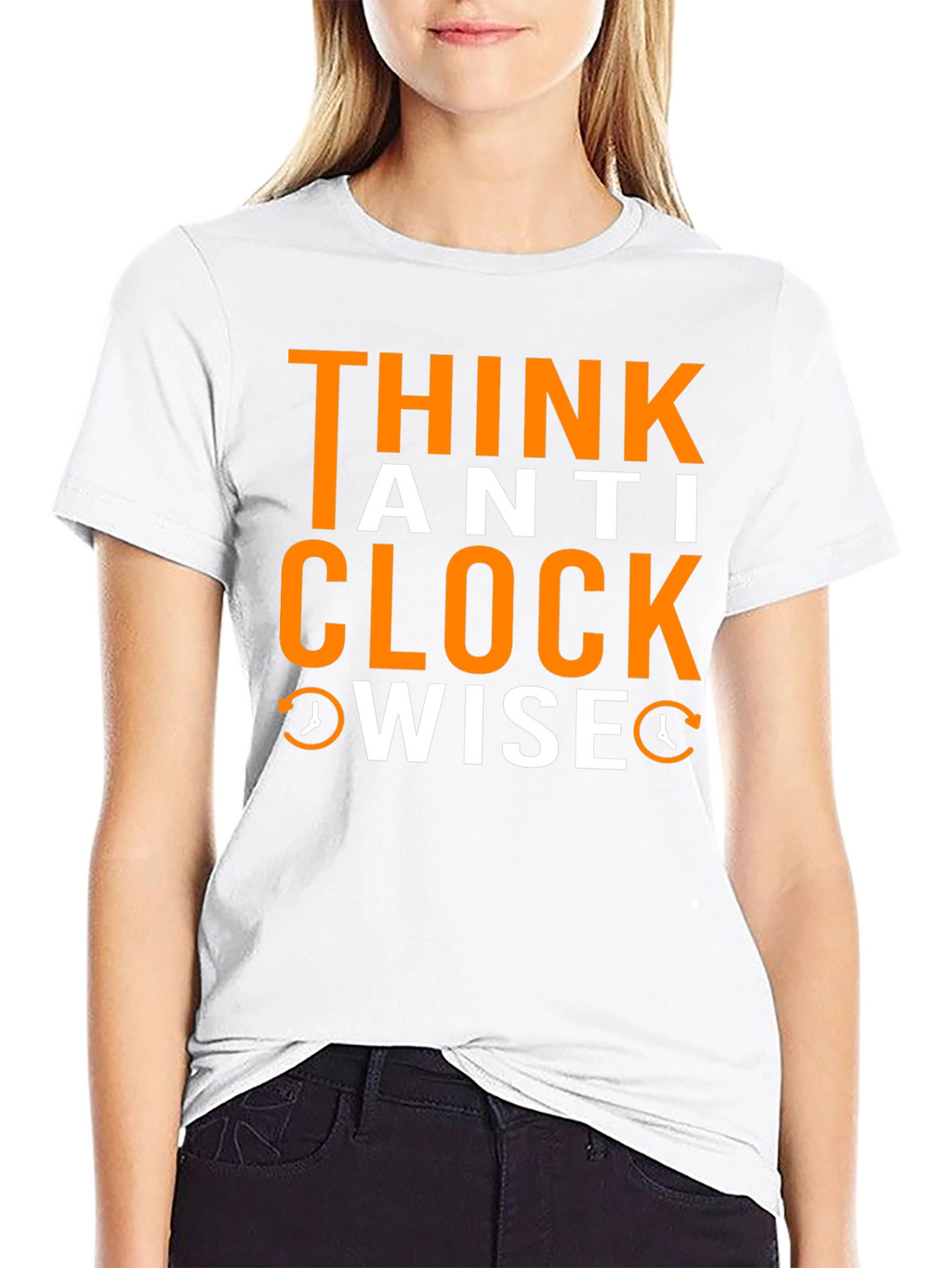 Think Anti Clockwise T-Shirt - Unique Design