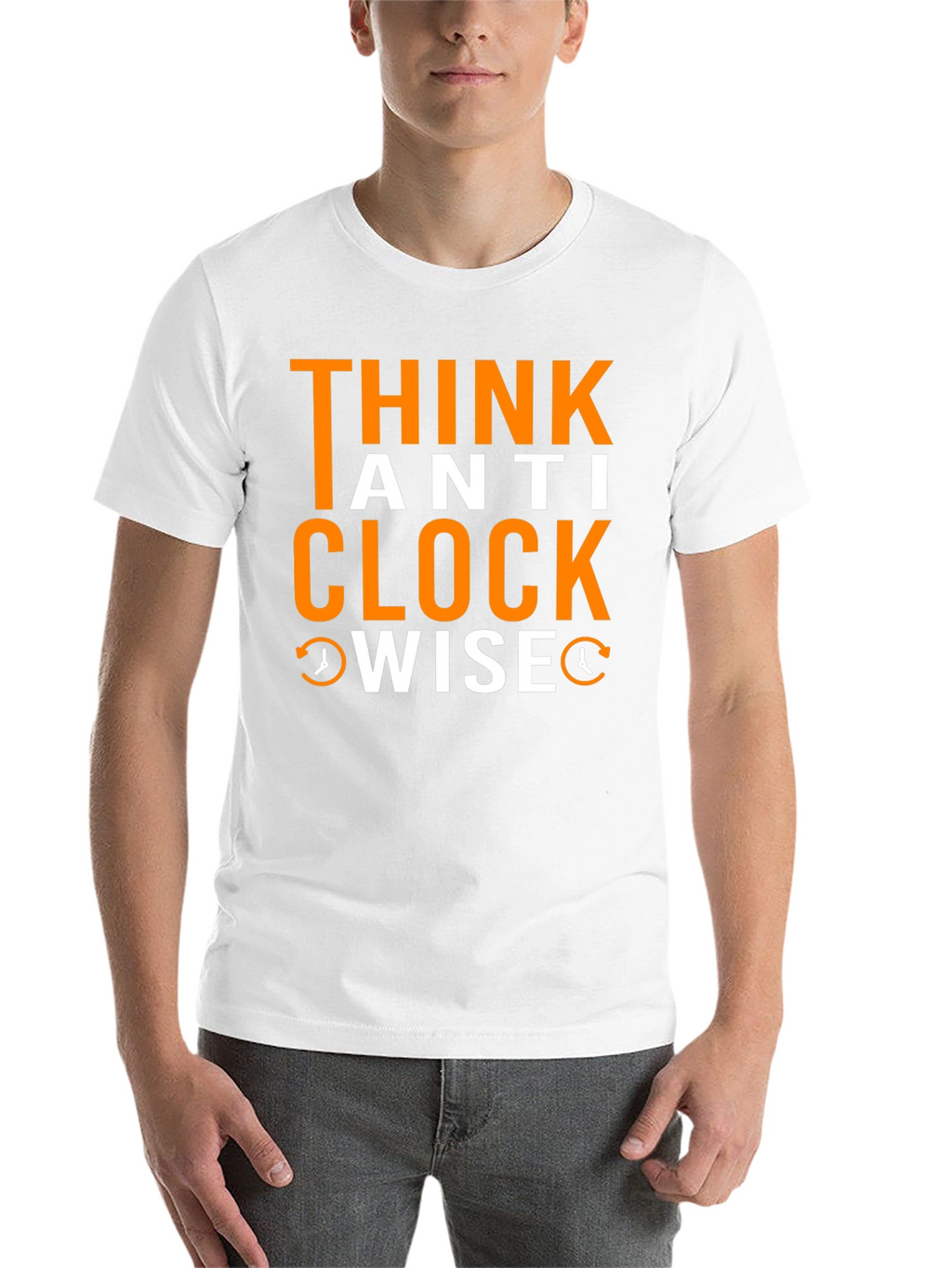 Think Anti Clockwise T-Shirt - Unique Design