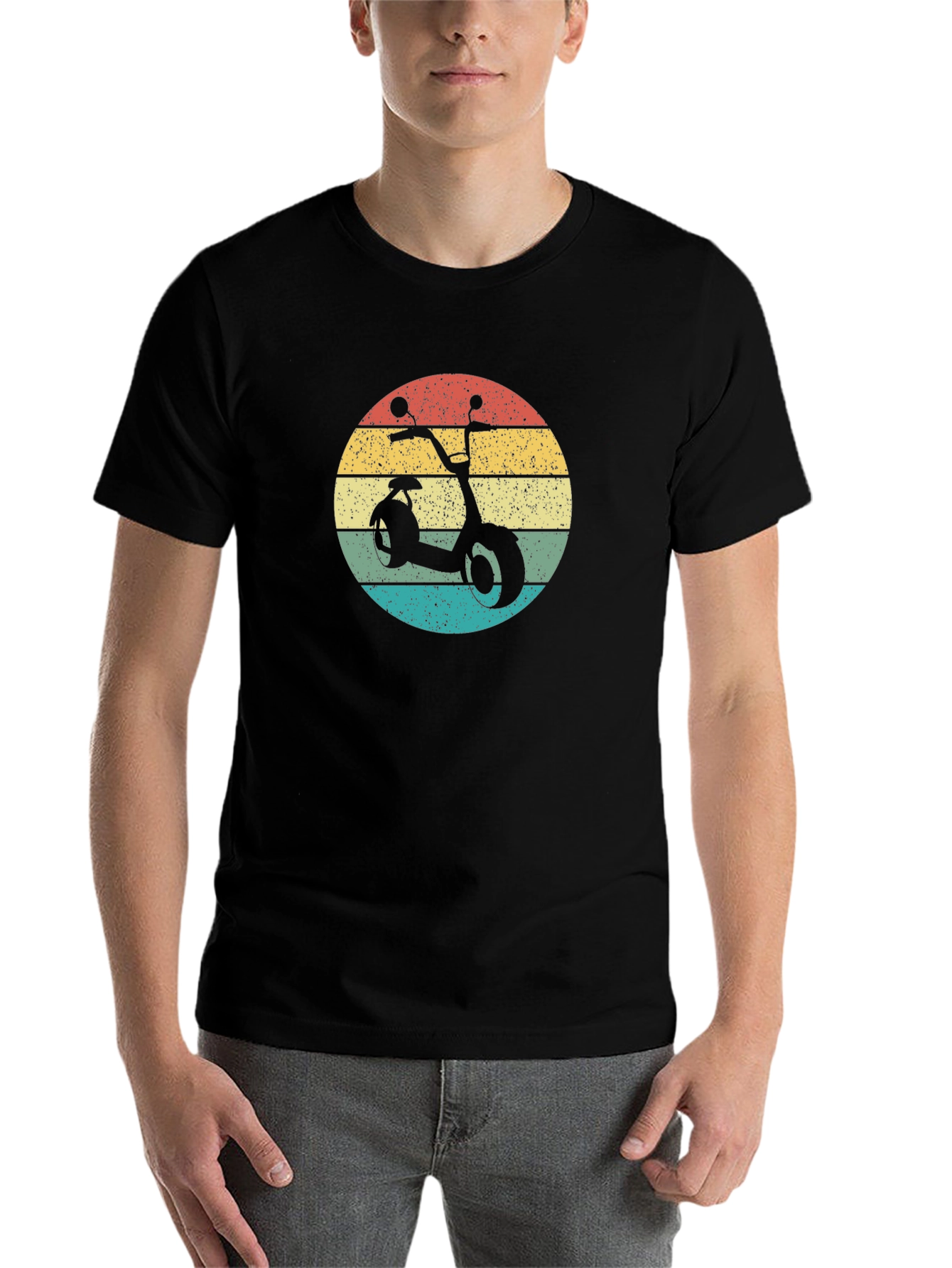 Retro Scooter T-Shirt - Vintage Style