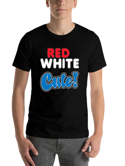 Red White Cute T-Shirt - Patriotic Style