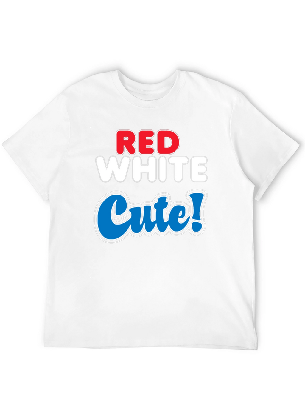 Red White Cute T-Shirt - Patriotic Style