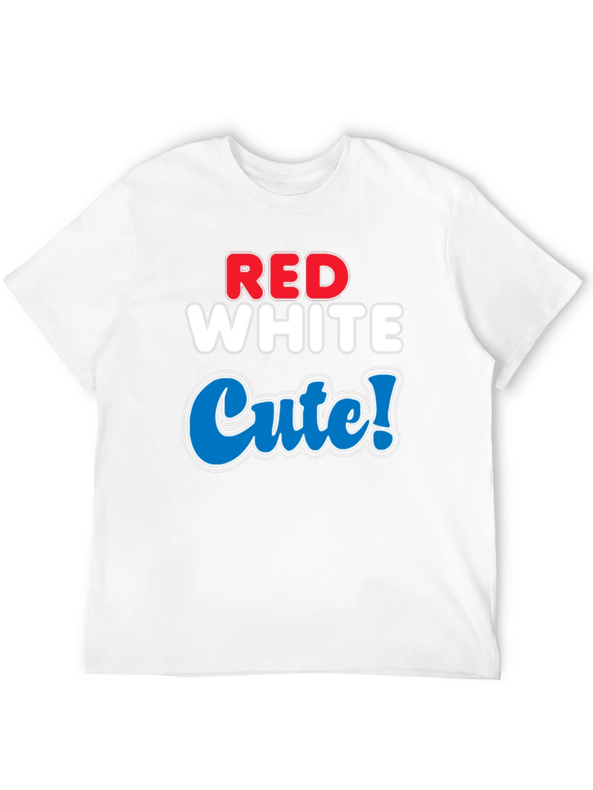 Red White Cute T-Shirt - Patriotic Style