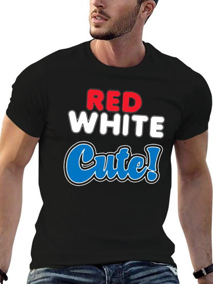 Red White Cute T-Shirt - Patriotic Style