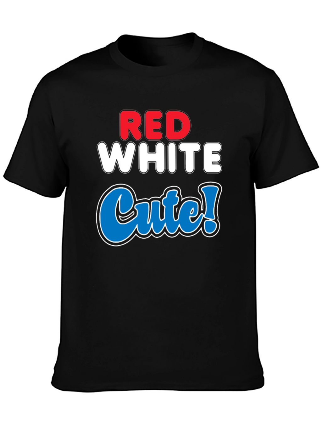 Red White Cute T-Shirt - Patriotic Style