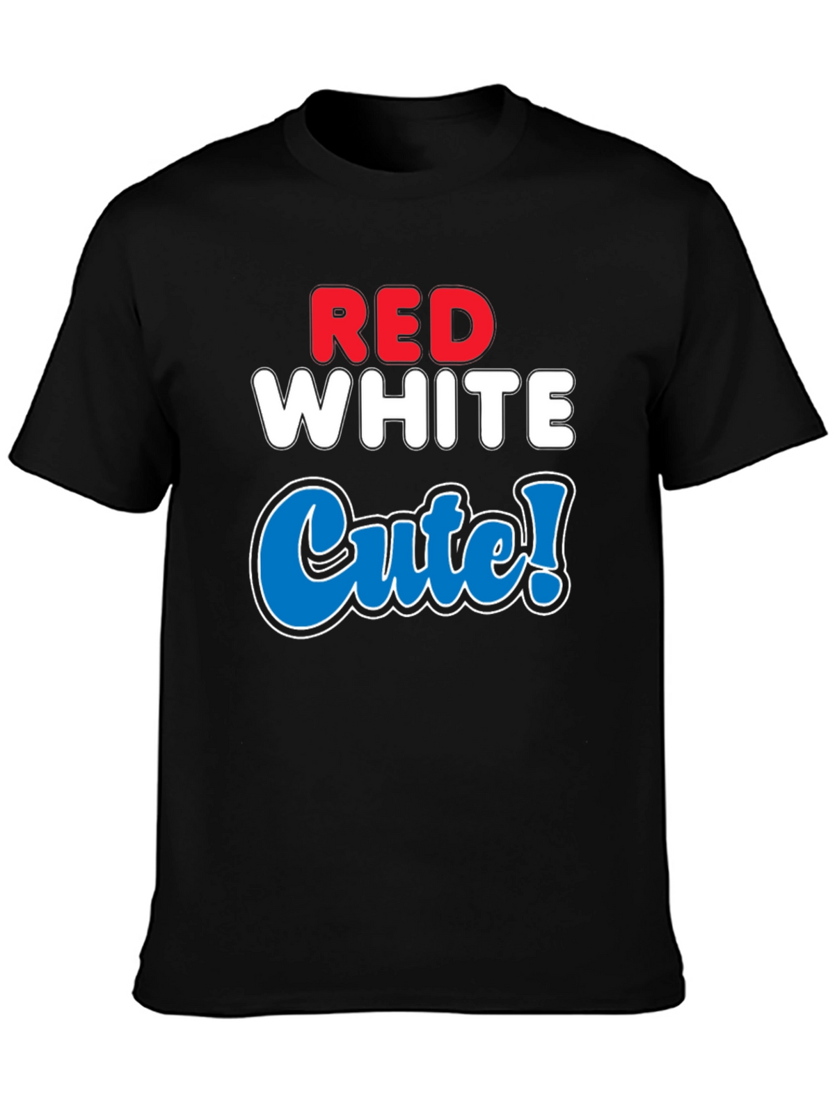 Red White Cute T-Shirt - Patriotic Style