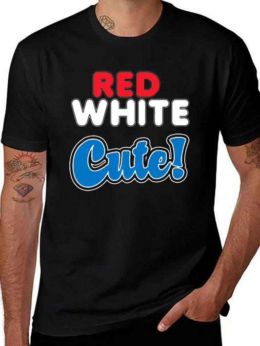 Red White Cute T-Shirt - Patriotic Style