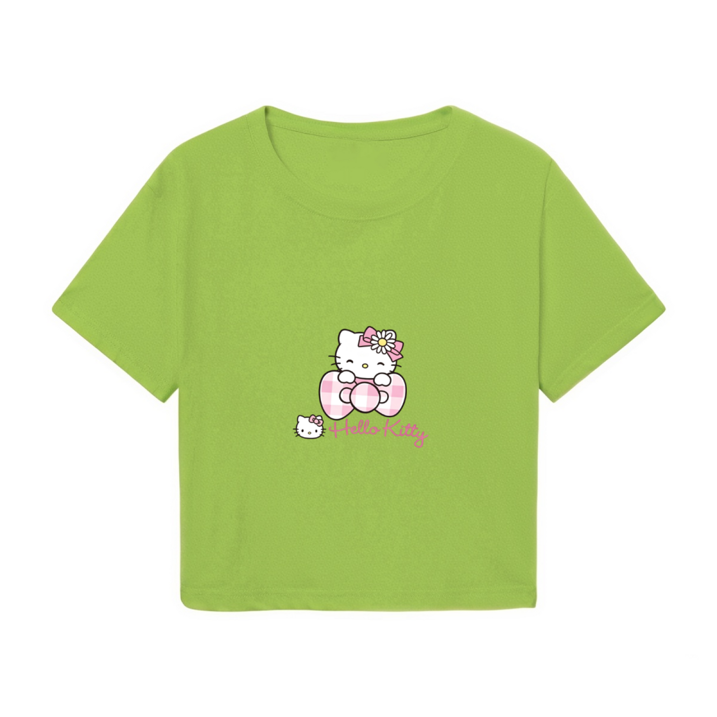 Sassy Stitch ¡°Give Me Space¡± Hot Pink Crop Top