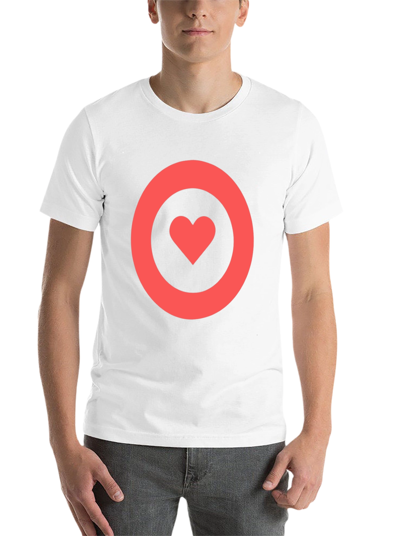Heart Target T-Shirt - Love On Point