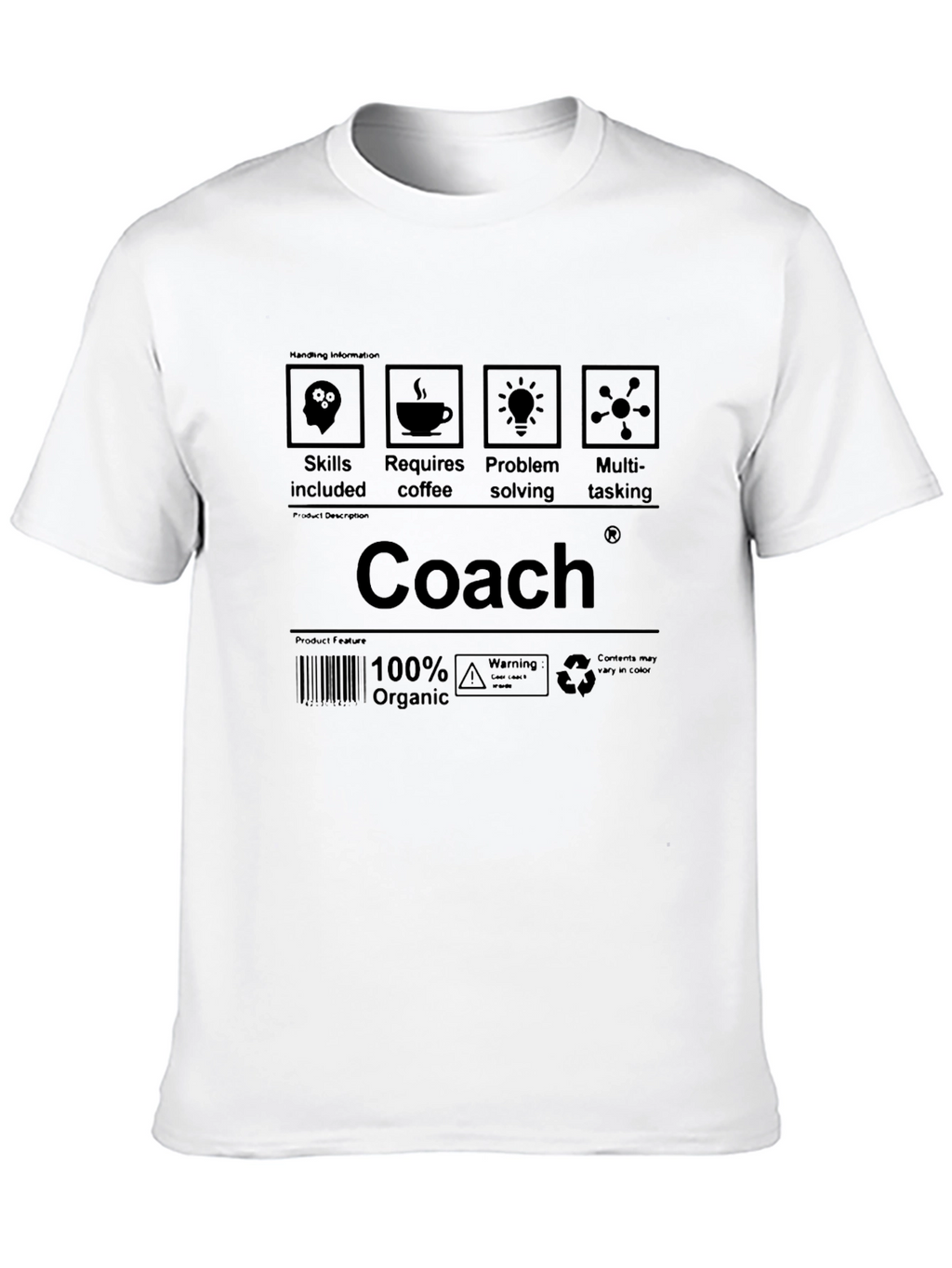 Coach Skills Organic Cotton T-Shirt
