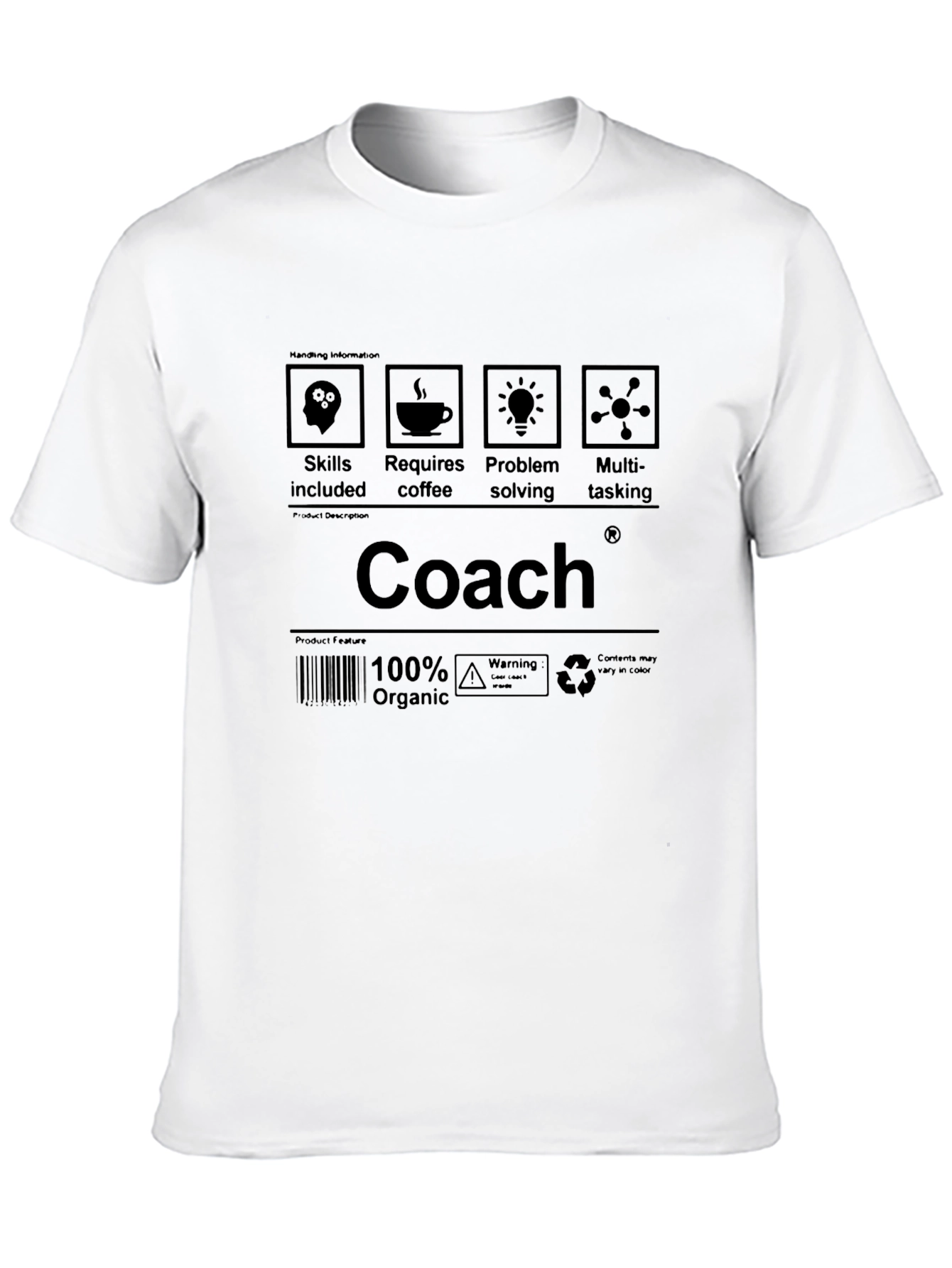 Coach Skills Organic Cotton T-Shirt