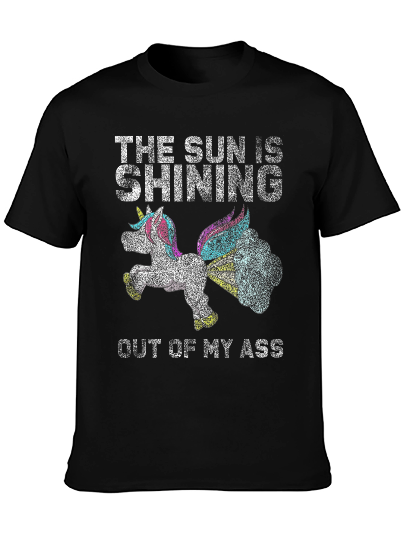 The Sun Is Shining Unicorn Graphic T-Shirt