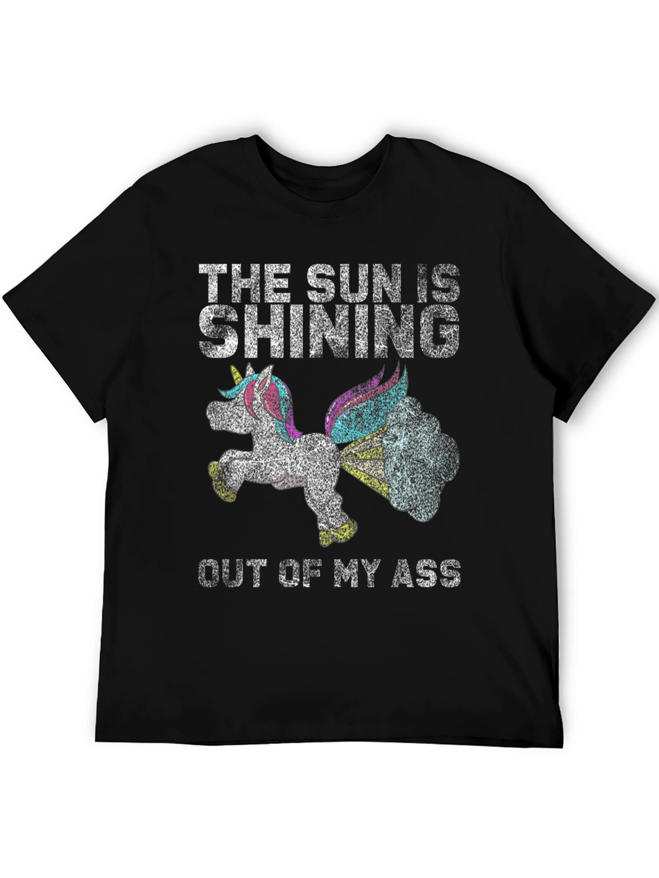 The Sun Is Shining Unicorn Graphic T-Shirt