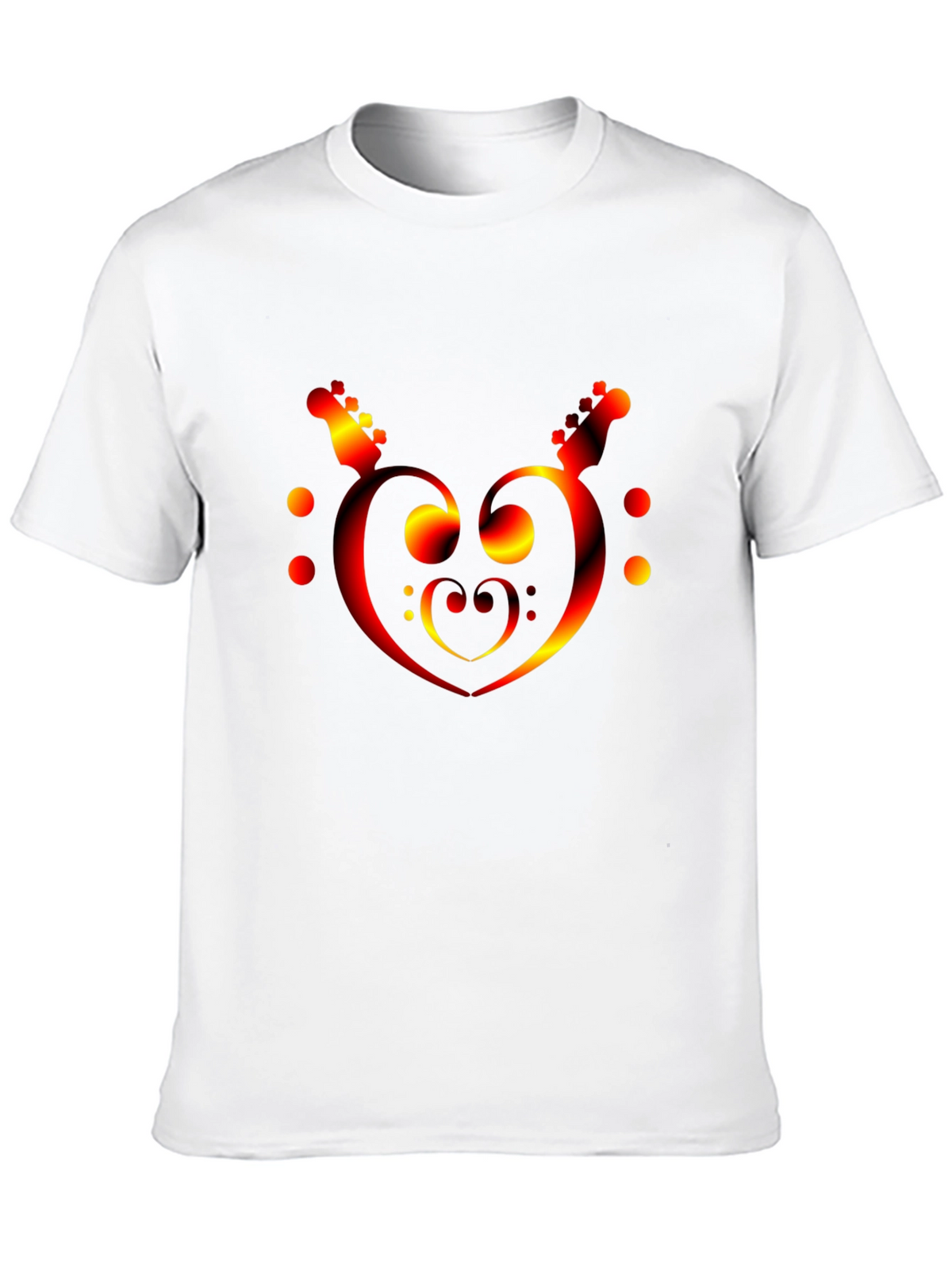 Musical Heartbeat T-Shirt - Black