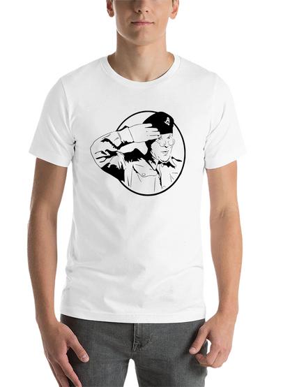 Saluting General Graphic Tee - Black