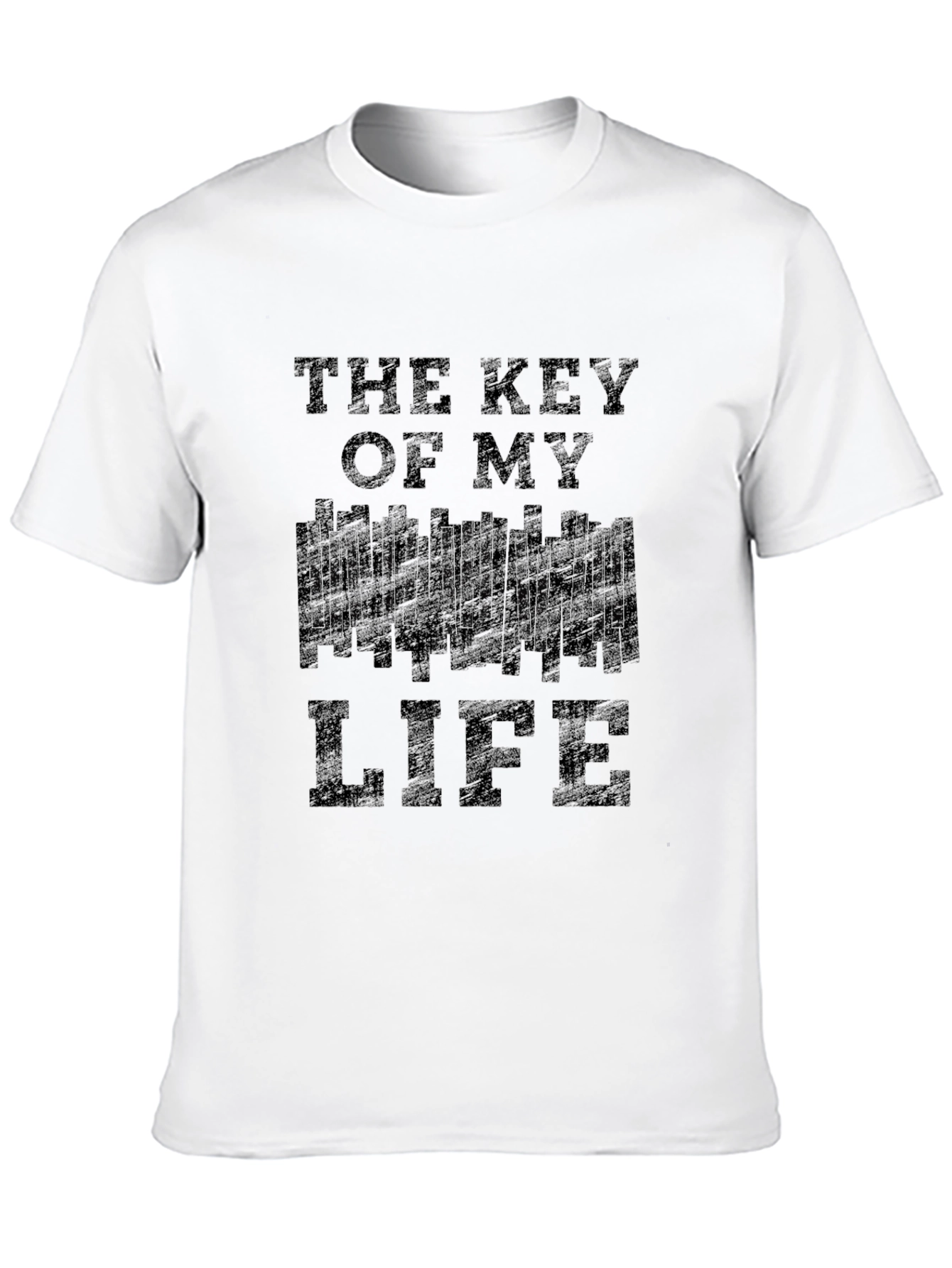 The Key of My Life Black T-Shirt