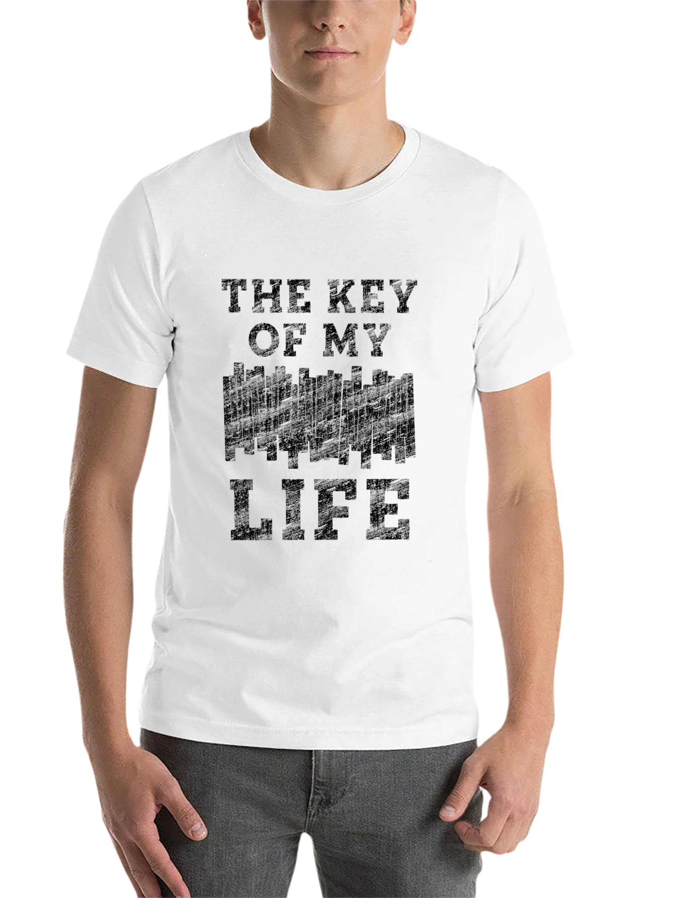 The Key of My Life Black T-Shirt