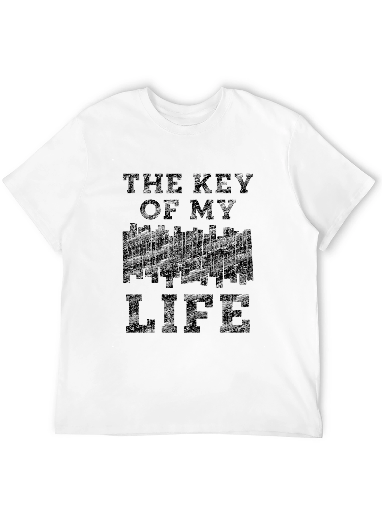 The Key of My Life Black T-Shirt