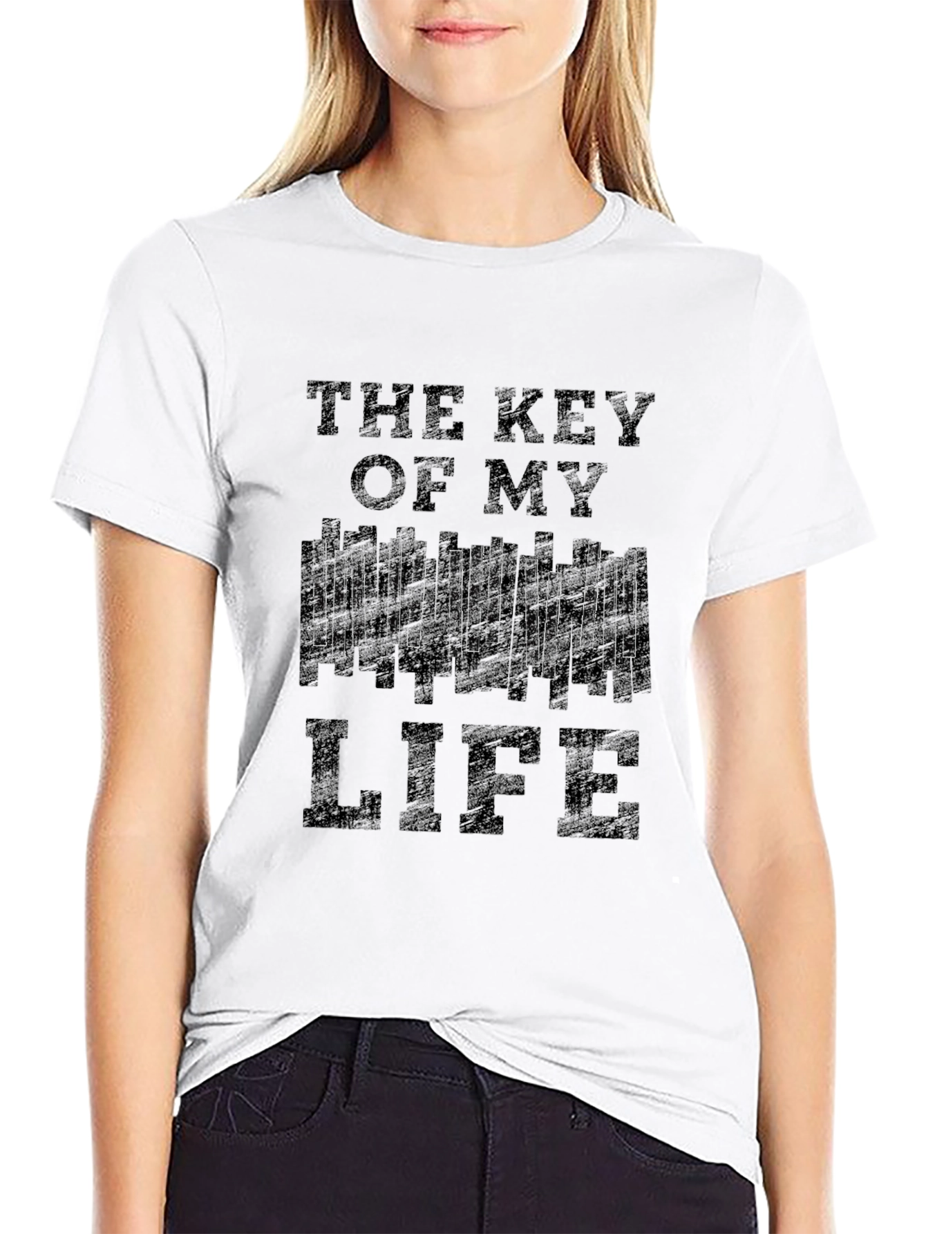 The Key of My Life Black T-Shirt