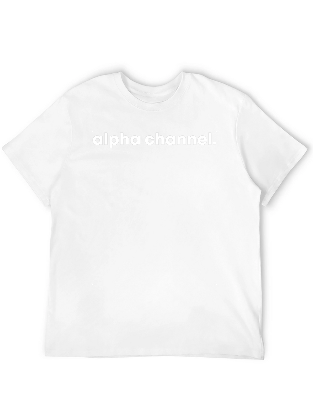 Alpha Channel Black Graphic Tee