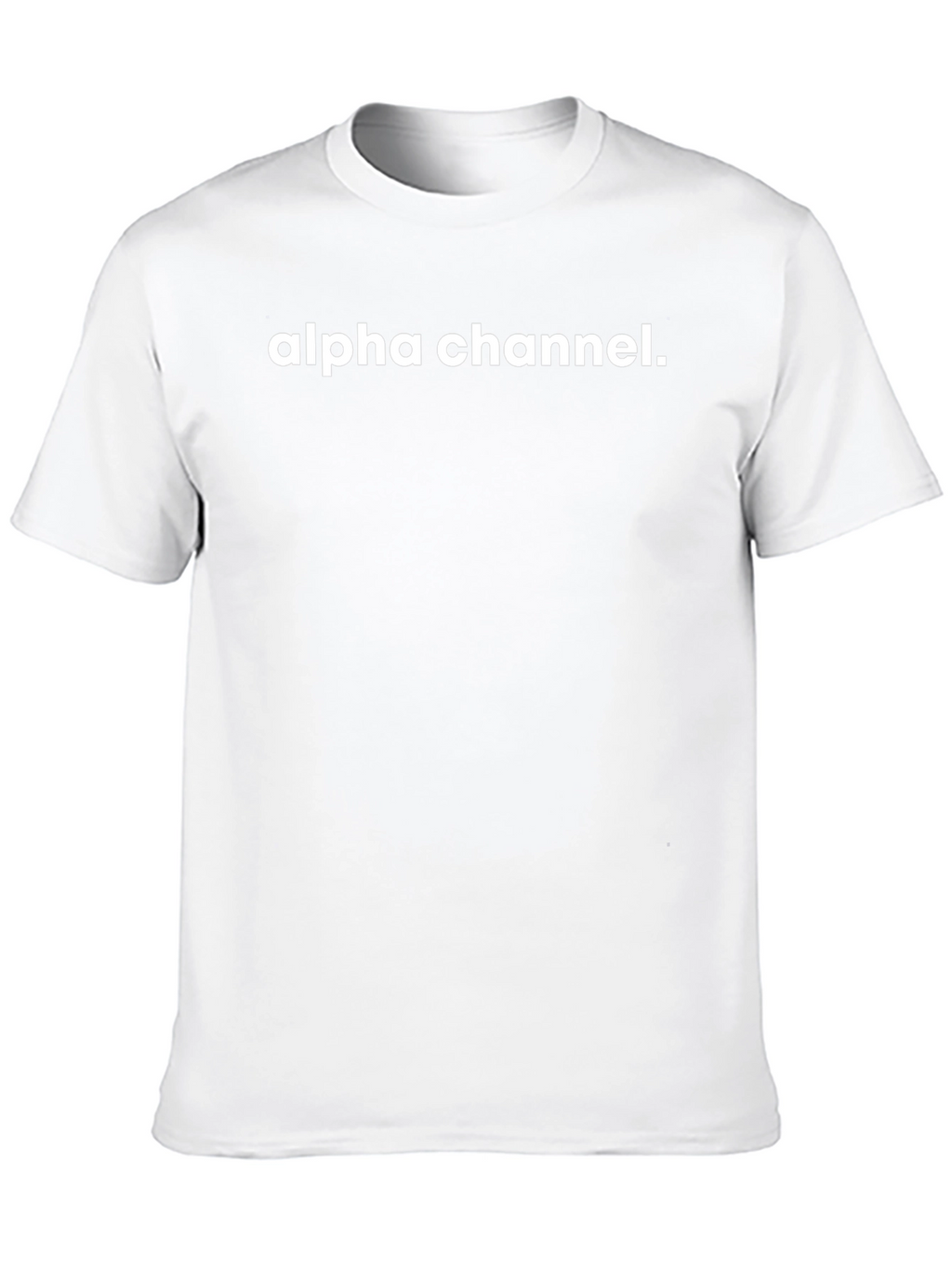 Alpha Channel Black Graphic Tee