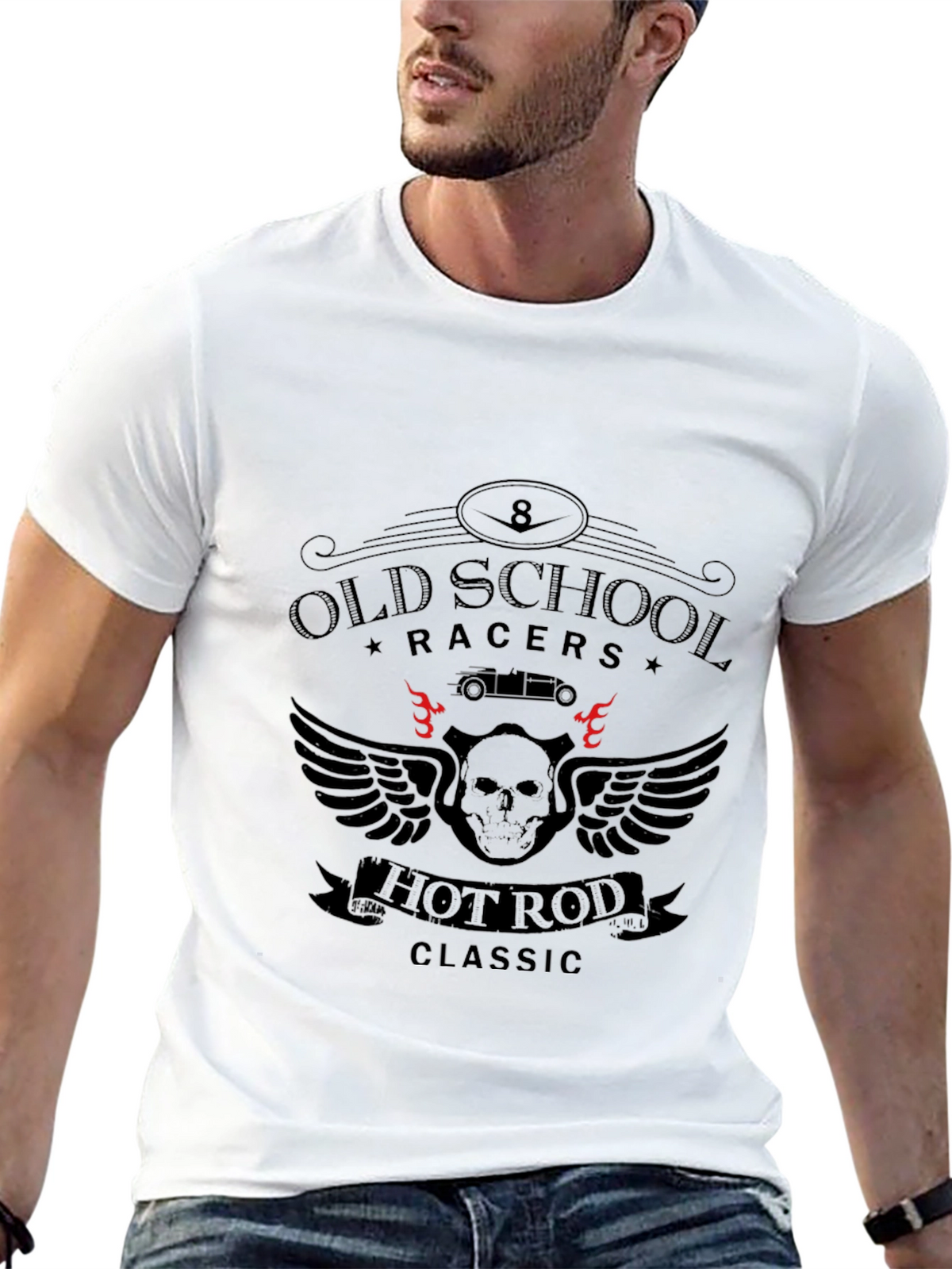 Old School Racers Hot Rod Classic T-Shirt