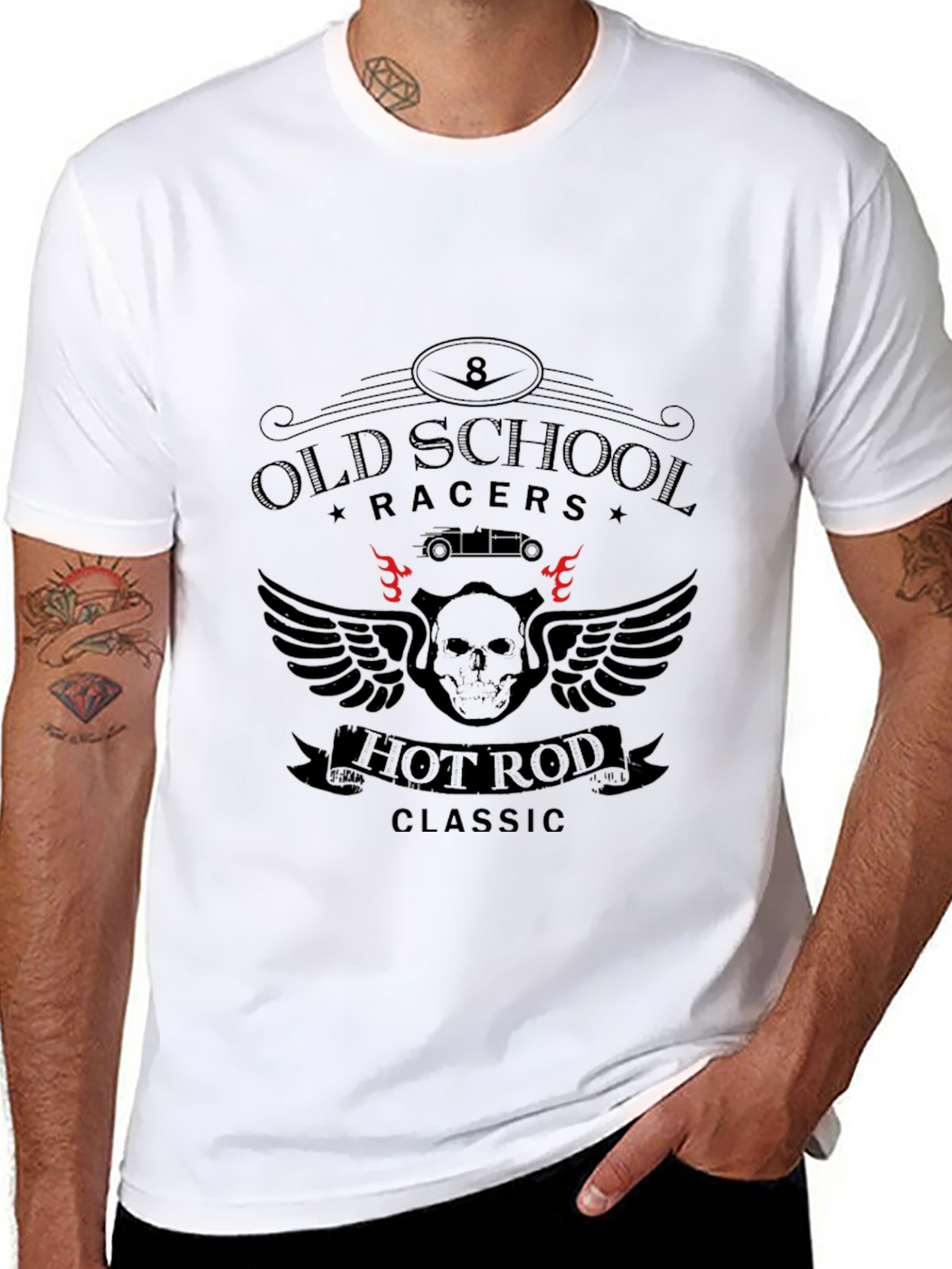 Old School Racers Hot Rod Classic T-Shirt