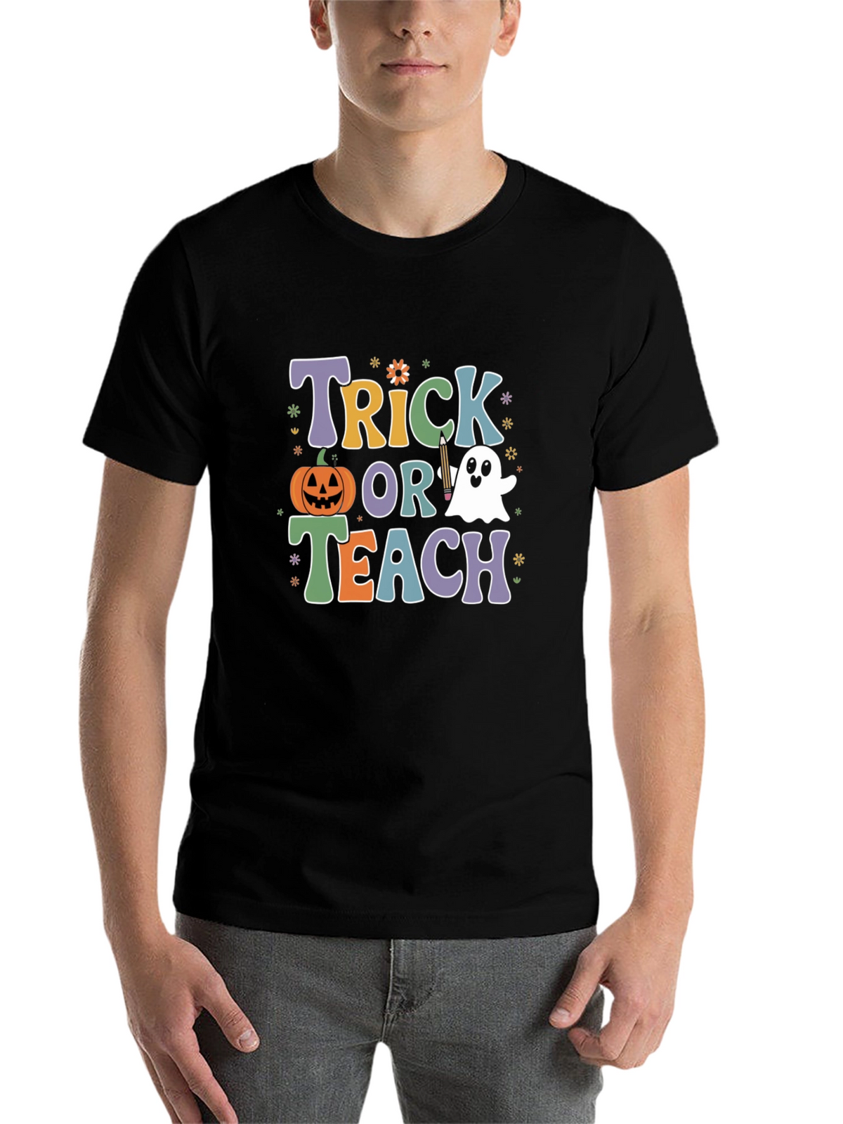Trick or Teach Halloween Teacher T-Shirt