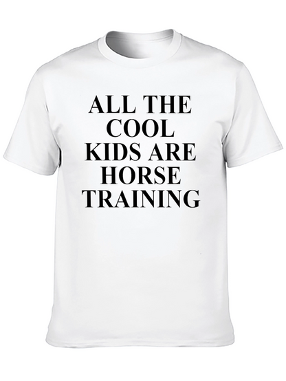 Cool Kids Horse Training Black T-Shirt