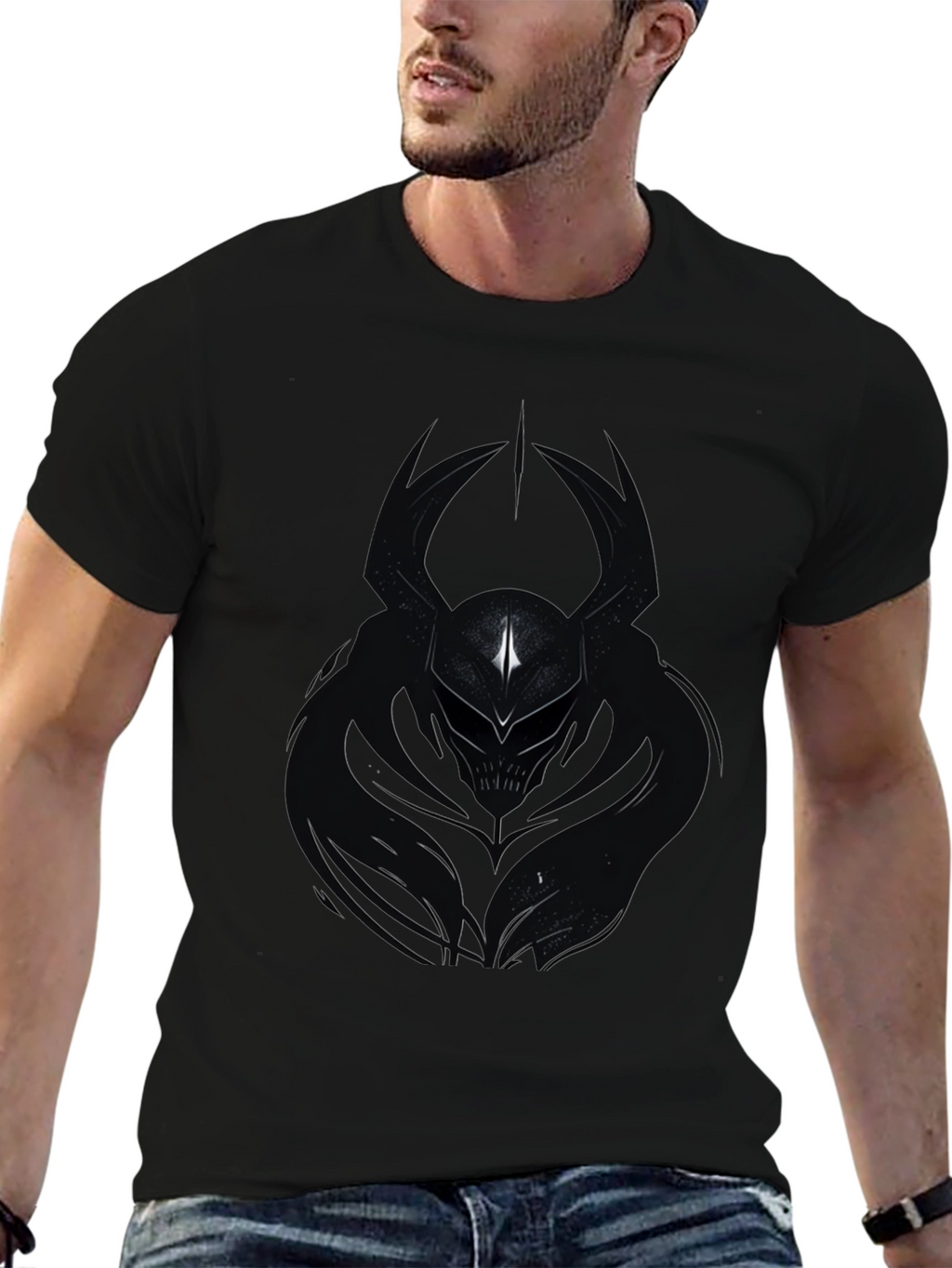 Dark Knight Graphic Tee - Mens Black T-Shirt
