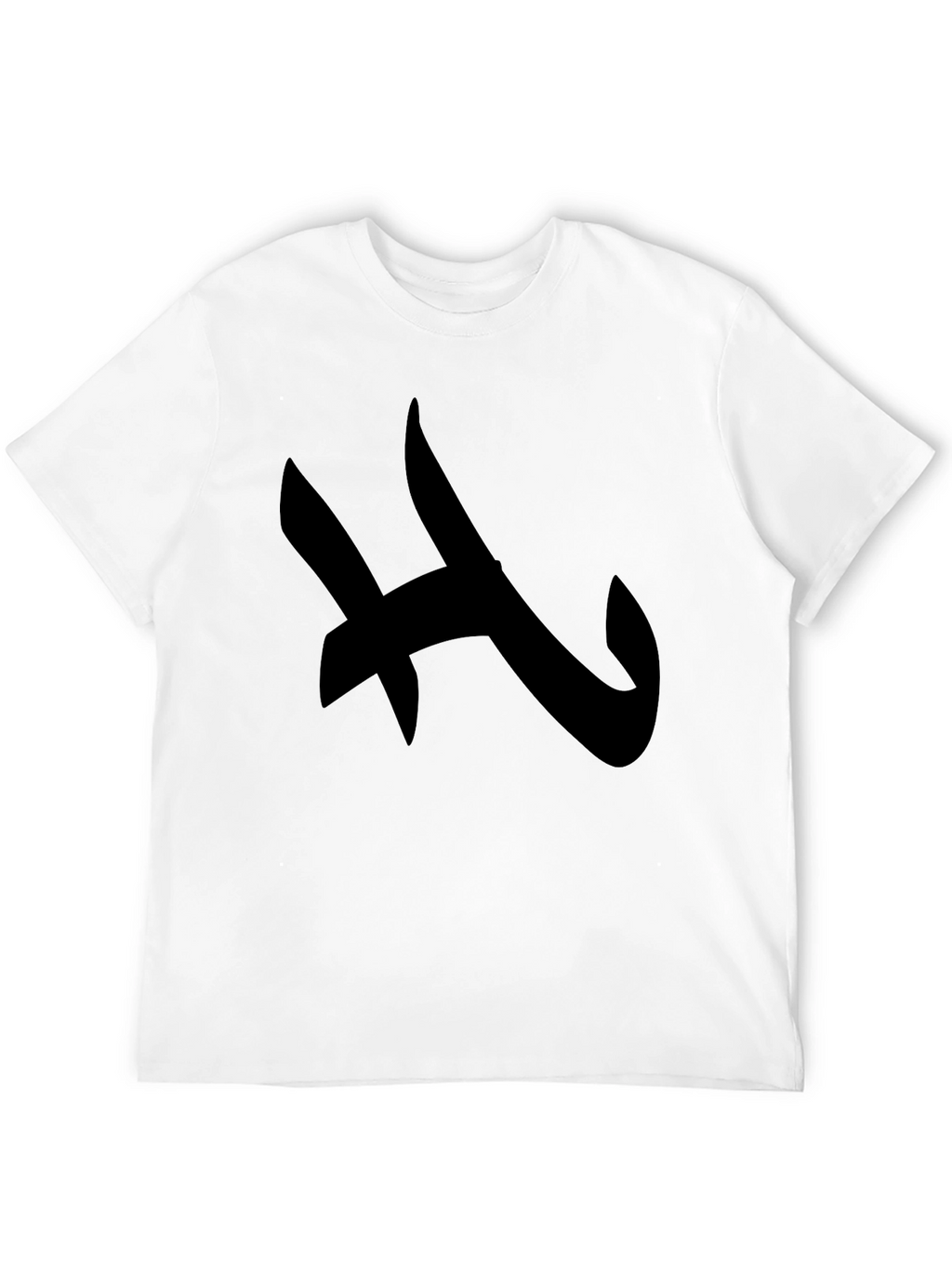 Abstract Black Graphic T-Shirt
