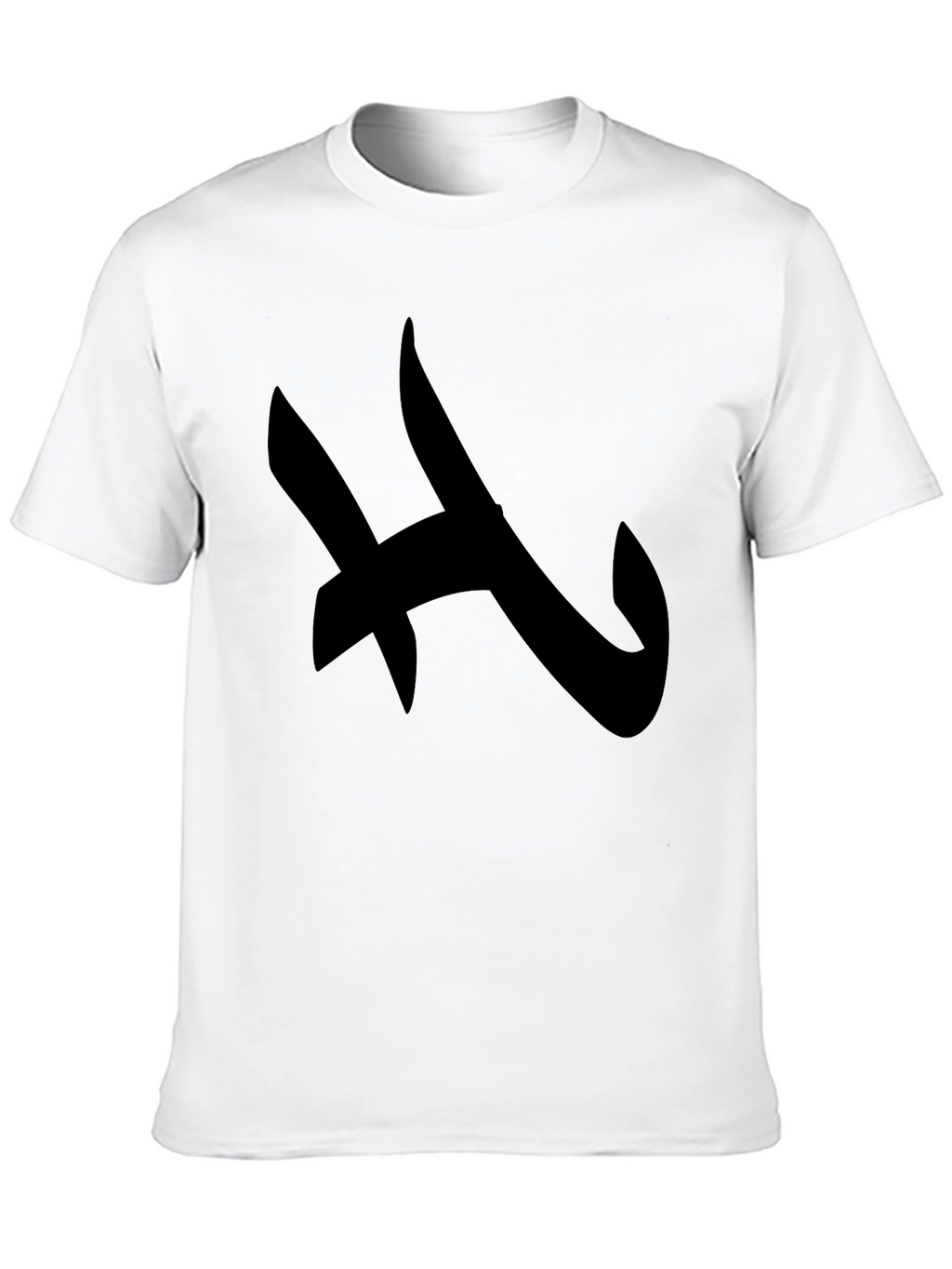 Abstract Black Graphic T-Shirt