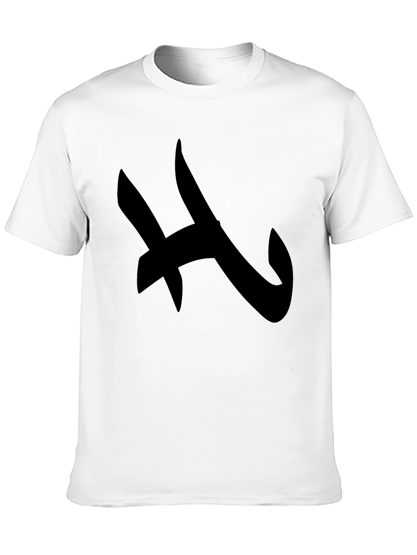 Abstract Black Graphic T-Shirt