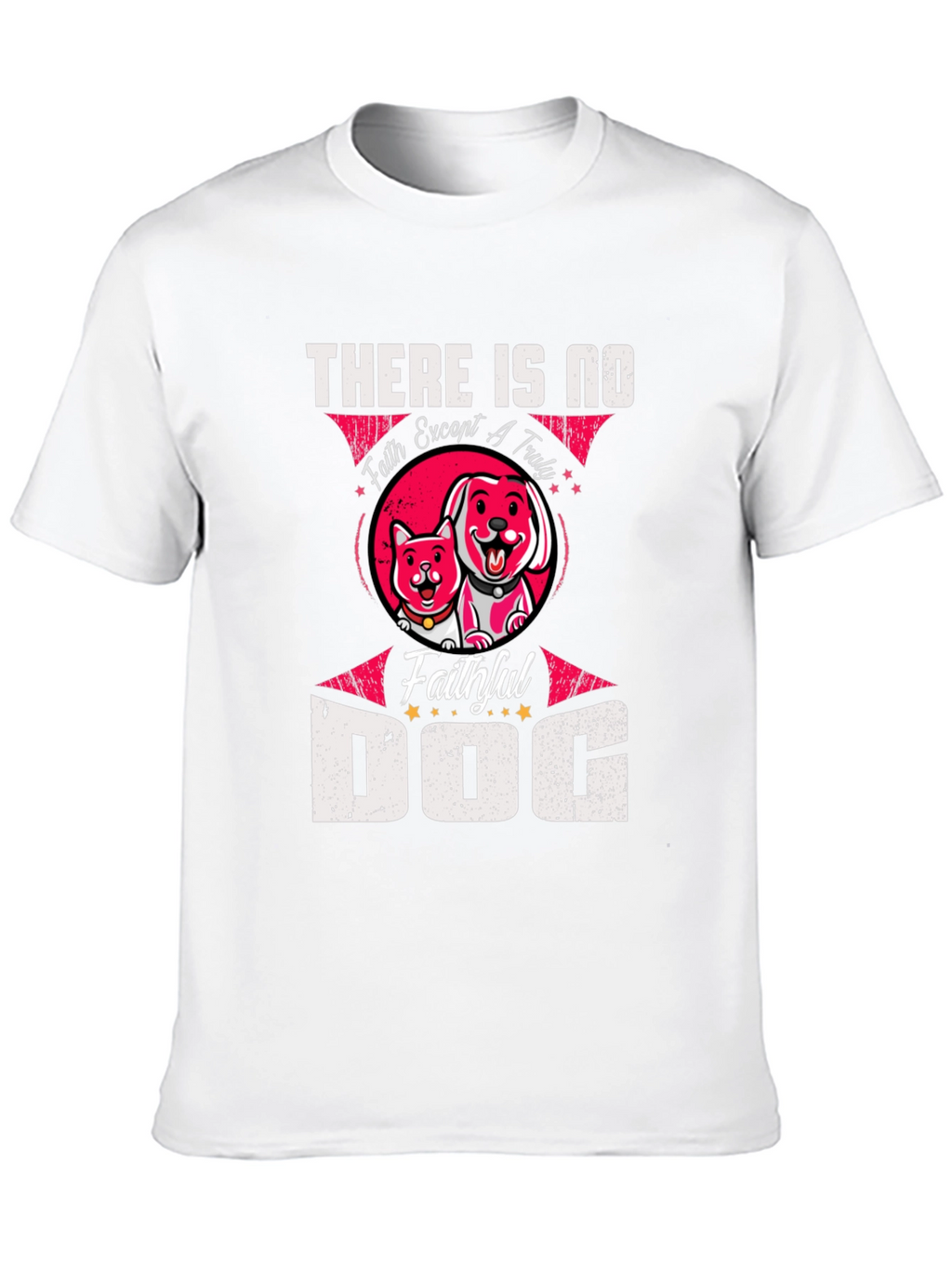 Faithful Dog Graphic T-Shirt - Unisex Black Tee