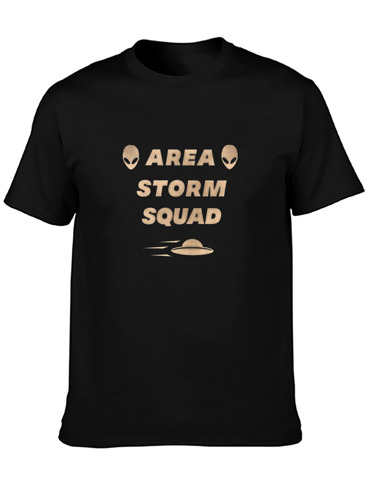 Area Storm Squad Black Graphic T-Shirt