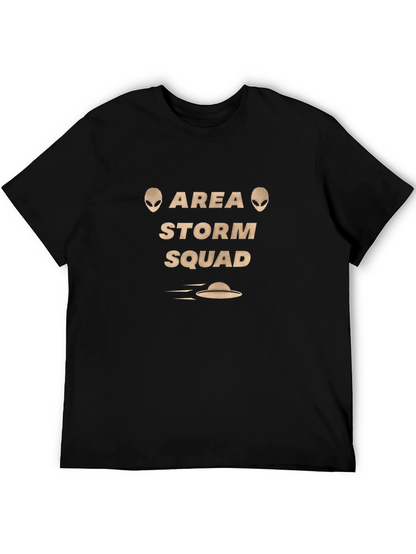 Area Storm Squad Black Graphic T-Shirt