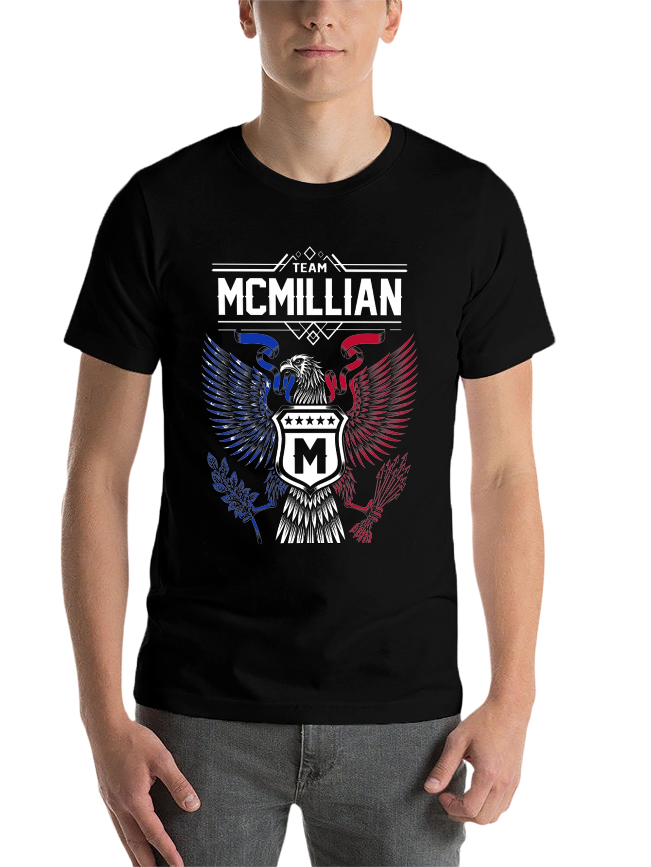Team McMillian Eagle T-Shirt - Patriotic Pride
