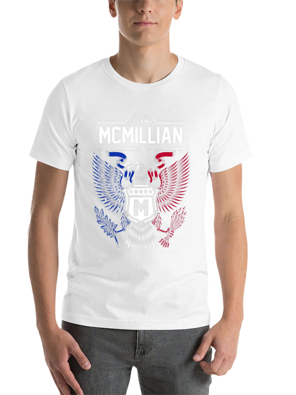 Team McMillian Eagle T-Shirt - Patriotic Pride