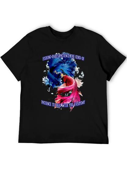 Fishing Patience Graphic Tee