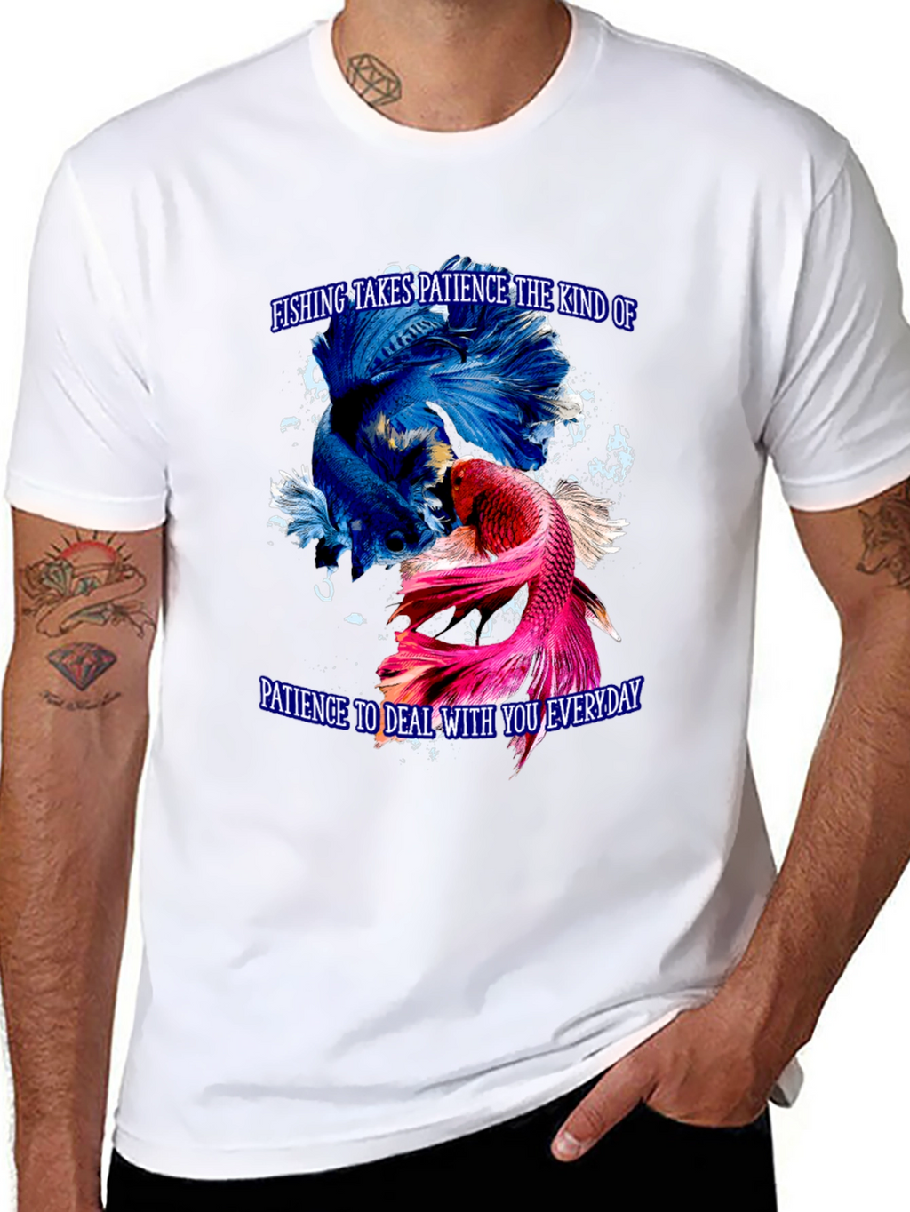 Fishing Patience Graphic Tee