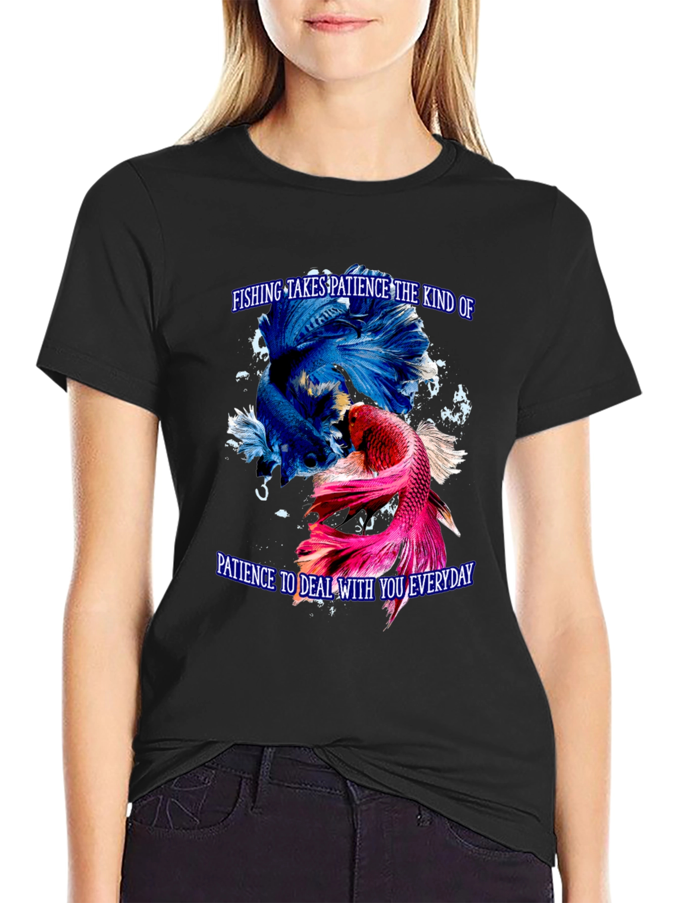 Fishing Patience Graphic Tee