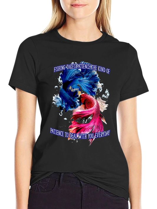 Fishing Patience Graphic Tee