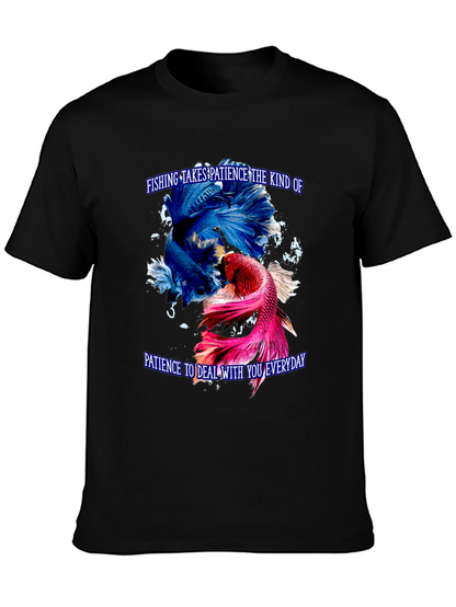 Fishing Patience Graphic Tee