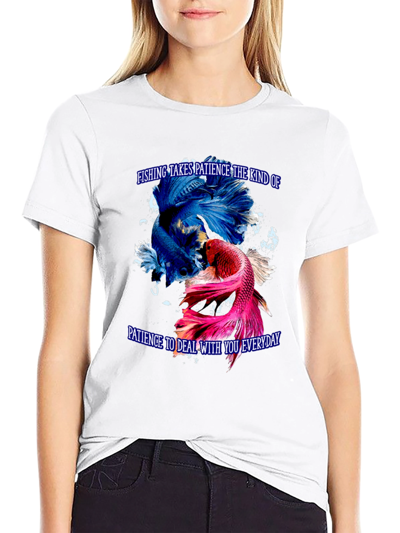 Fishing Patience Graphic Tee